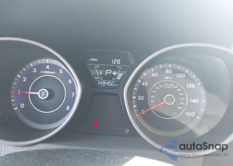 2014 Hyundai Elantra Sport z USA, uszkodzony, nr VIN KMHDH4AHXEU175194